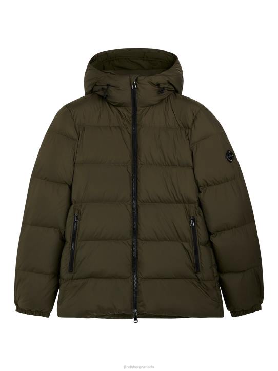 Barrell Down Jacket Forest Green Men J.Lindeberg Clothing 66XF2413 - Image 5
