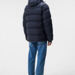 Barrell Down Jacket Navy Men J.Lindeberg Clothing 66XF918