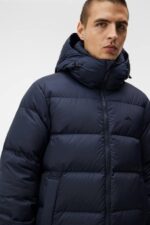 Barrell Down Jacket Navy Men J.Lindeberg Clothing 66XF918 - Image 3