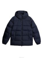 Barrell Down Jacket Navy Men J.Lindeberg Clothing 66XF918 - Image 5