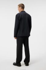 Barry Packable Blazer Black Men J.Lindeberg Clothing 66XF1200 - Image 2