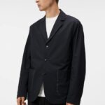 Barry Packable Blazer Black Men J.Lindeberg Clothing 66XF1200