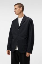 Barry Packable Blazer Black Men J.Lindeberg Clothing 66XF1200