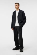 Barry Packable Blazer Black Men J.Lindeberg Clothing 66XF1200 - Image 3