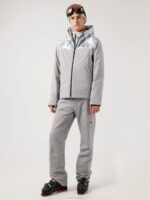 Base Camp Ski Jacket Grey Camo Men J.Lindeberg Clothing 66XF2476 - Image 2