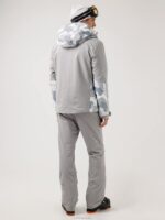 Base Camp Ski Jacket Grey Camo Men J.Lindeberg Clothing 66XF2476