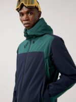 Base Camp Ski Jacket Treeline Green Men J.Lindeberg Clothing 66XF2475 - Image 4
