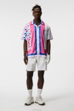 Bay Shirt Pink Painted Bridge Men J.Lindeberg Clothing 66XF140 - Image 2