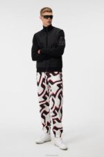 Beck Knitted Hybrid Jacket Black Men J.Lindeberg Clothing 66XF997 - Image 3