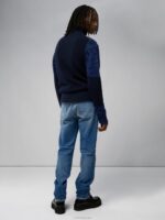 Becket Hybrid Zip Vest Navy Men J.Lindeberg Clothing 66XF2297 - Image 2