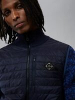 Becket Hybrid Zip Vest Navy Men J.Lindeberg Clothing 66XF2297 - Image 4