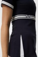 Belina Polo Navy Women J.Lindeberg Clothing 66XF1450 - Image 4
