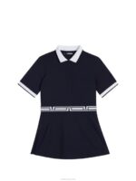 Belina Polo Navy Women J.Lindeberg Clothing 66XF1450 - Image 5