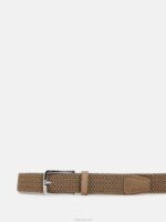 Ben Braided Elastic Belt Safari Beige Men J.Lindeberg Accessory 66XF1281 - Image 3