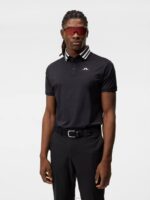 Ben Polo Black Men J.Lindeberg Clothing 66XF212