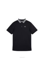 Ben Polo Black Men J.Lindeberg Clothing 66XF212 - Image 5