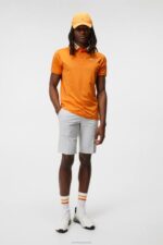 Ben Polo Russet Orange Men J.Lindeberg Clothing 66XF214 - Image 2