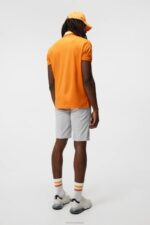 Ben Polo Russet Orange Men J.Lindeberg Clothing 66XF214