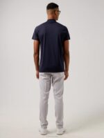 Benga Print Golf Top Navy Men J.Lindeberg Clothing 66XF2127