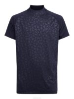 Benga Print Golf Top Navy Men J.Lindeberg Clothing 66XF2127 - Image 4