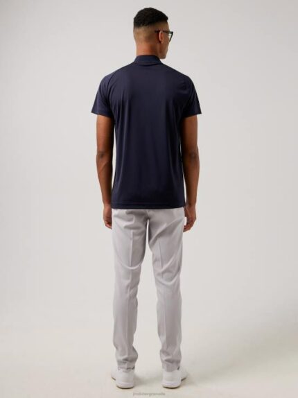 Benga Print Golf Top Navy Men J.Lindeberg Clothing 66XF2127