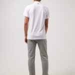 Benga Print Golf Top White Men J.Lindeberg Clothing 66XF2128