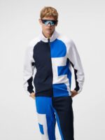 Benjamin Mid Layer White Men J.Lindeberg Clothing 66XF606 - Image 2