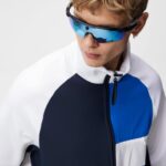Benjamin Mid Layer White Men J.Lindeberg Clothing 66XF606