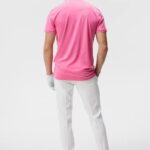 Benji Polo Azalea Pink Men J.Lindeberg Clothing 66XF150