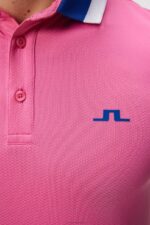 Benji Polo Azalea Pink Men J.Lindeberg Clothing 66XF150 - Image 4