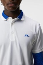 Benji Polo White Men J.Lindeberg Clothing 66XF148 - Image 3