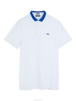 Benji Polo White Men J.Lindeberg Clothing 66XF148 - Image 4