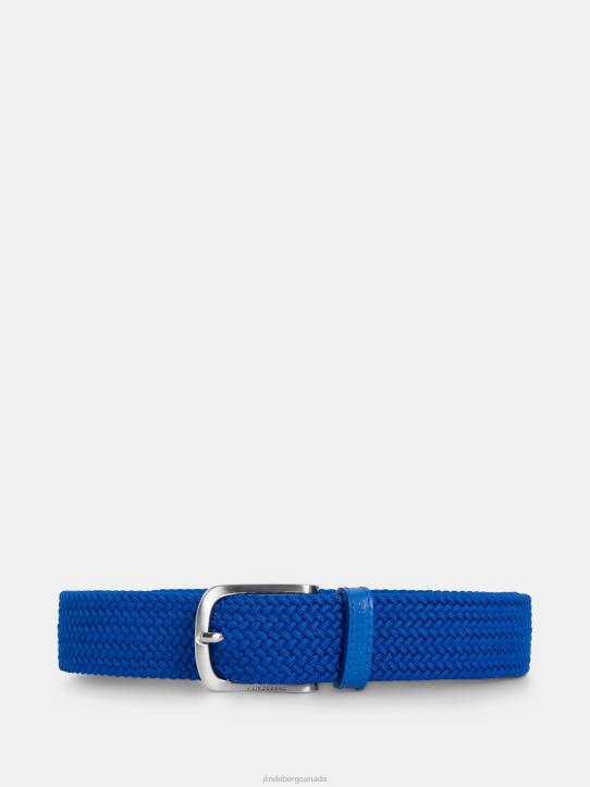 Bernhard Elastic Belt Lapis Blue Men J.Lindeberg Accessory 66XF855 - Image 1