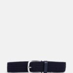 Bernhard Elastic Belt Navy Men J.Lindeberg Accessory 66XF853