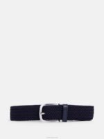 Bernhard Elastic Belt Navy Men J.Lindeberg Accessory 66XF853