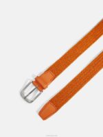 Bernhard Elastic Belt Russet Orange Men J.Lindeberg Accessory 66XF854 - Image 2
