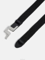 Berry Elastic Belt Black Men J.Lindeberg Accessory 66XF766