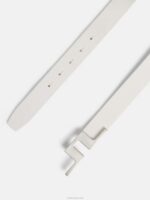 Betsy Belt White Women J.Lindeberg Accessory 66XF1996