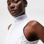 Bettina Top White Women J.Lindeberg Clothing 66XF1499