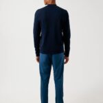 Bevin Golf Sweater Navy Men J.Lindeberg Clothing 66XF2376