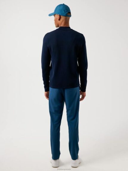 Bevin Golf Sweater Navy Men J.Lindeberg Clothing 66XF2376