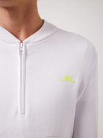 Bevin Golf Sweater White Men J.Lindeberg Clothing 66XF2375 - Image 3