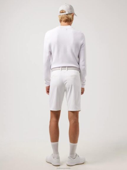 Bevin Golf Sweater White Men J.Lindeberg Clothing 66XF2375
