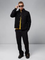 Big Bridge Reversible Overshirt Black Men J.Lindeberg Clothing 66XF2427 - Image 3
