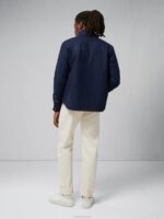 Big Bridge Reversible Overshirt Navy Men J.Lindeberg Clothing 66XF2429 - Image 2
