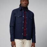 Big Bridge Reversible Overshirt Navy Men J.Lindeberg Clothing 66XF2429