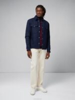 Big Bridge Reversible Overshirt Navy Men J.Lindeberg Clothing 66XF2429 - Image 3