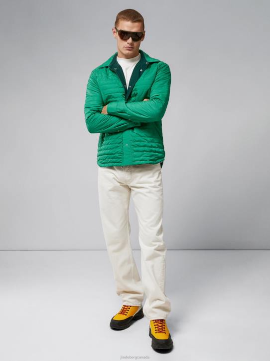 Big Bridge Reversible Overshirt Ponderosa Pine Men J.Lindeberg Clothing 66XF2428 - Image 4