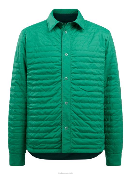 Big Bridge Reversible Overshirt Ponderosa Pine Men J.Lindeberg Clothing 66XF2428 - Image 6