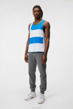 Big Bridge Tank Top Lapis Blue Men J.Lindeberg Clothing 66XF184 - Image 2